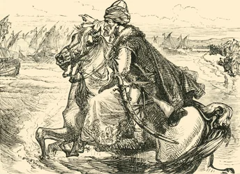 II. Mohammed tengerészeinek bátorítása, 1890.