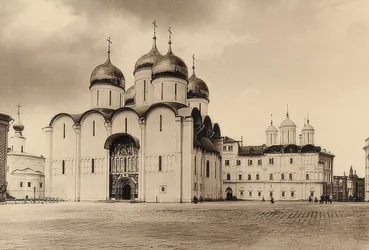 Moszkva. Dormation-katedrális. 1900 körül