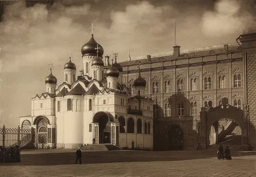 Moszkva. Angyali üdvözlet katedrális. 1900 körül