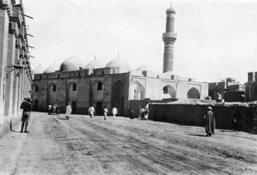 Mecset a River Streeten, Bagdad, Mezopotámia, I. világháború, 1918