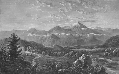 Mount Washington és a White Hills, 1883