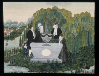 Gyászkép, kb. 1810.