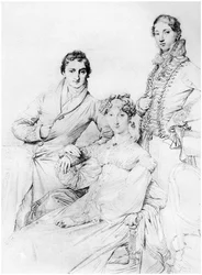 Joseph Woodhead úr és Mrs. Henry Comber, Róma, 1816, 1958
