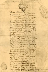 Napóleon születési anyakönyvi kivonata, 1771. július 21., 1921.