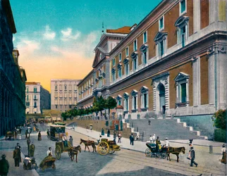 Nápoly - Nemzeti Múzeum, 1900 körül