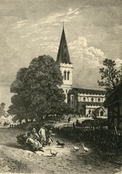 Naseby templom, 1898.