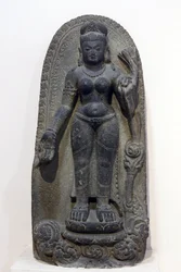 Nemzeti Múzeum, Újdelhi. Tára. Pála, Kr. u. 8. század, Bihár. Kő. India.