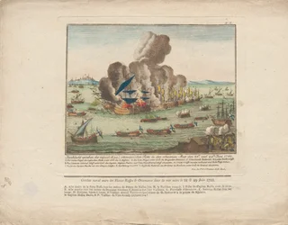 Tengeri csata az orosz és az oszmán flotta között a Fekete-tengeren 1788. június 28-án és 29-én, 1788.