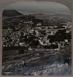 Názáret és a csapadék hegye, 1900 körül