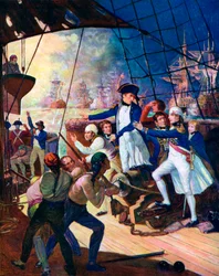 Nelson a nílusi csatában, 1798, 1920 körül