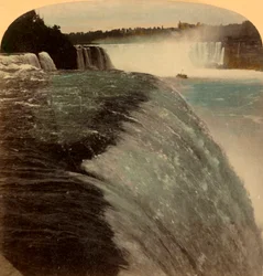 Niagara-vízesés a Prospect Pointból, Egyesült Államok, 1894.