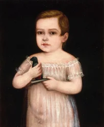 Fiú Toy Papagájjal, kb. 1830-1850.