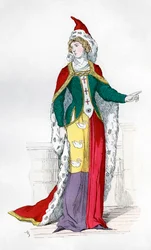 V. Károly korabeli nemesasszony, 1364 1882-1884