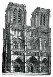 Notre Dame, Párizs, 1870