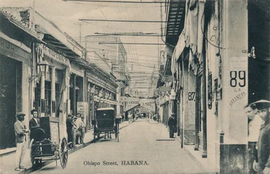 Bishop Street, Havanna, 1910