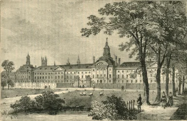 A régi Bethlehem kórház, Moorfields, 1750 körül, 1872 körül