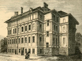 Régi Craven-ház, 1800, 1881.