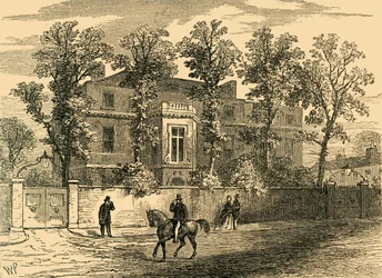 Old Gore House, 1830-ban, 1876 körül.