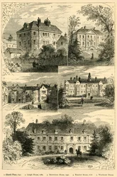 Régi kúriák Chelsea-ben, 1876.