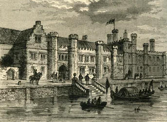 Greenwich régi palotája, 1630-ban, 1878 körül.