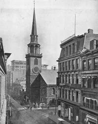 Old South Church, Boston, USA, 1900.