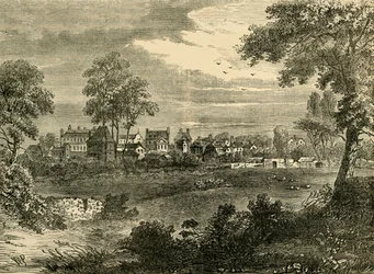 Kensington régi képe, 1750 körül, 1876 körül.