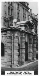 Old Water Gate, Embankment, London, 1920-as évek