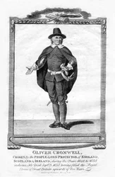 Oliver Cromwell, angol katonai vezető és politikus, 1706