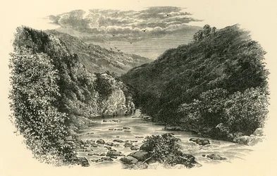 On the Dart, Lovers Leap, 1890.
