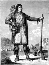 Osceola, a Seminoles főnöke, 1837 c1880