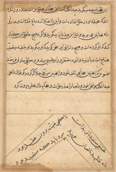 Oldal a Papagáj meséiből Tuti-nama: szövegoldal, c. 1560.