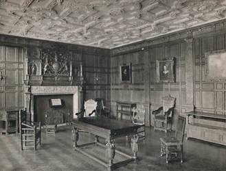 Burkolt szoba a régi palotából, Bromley-By-Bow, 1927