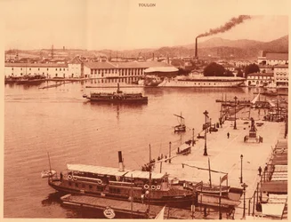 Panoráma a Quaisról Toulonban, 1930.