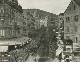 Parkstrasse, Carlsbad, Csehszlovákia, 1895.
