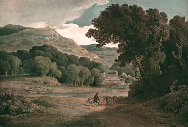 Lelkipásztori táj, c1900.