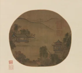 Hegyi patak melletti pavilonok, Ming-dinasztia, XVI-XVII.