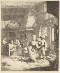 Számlát fizető paraszt, 1610-85.