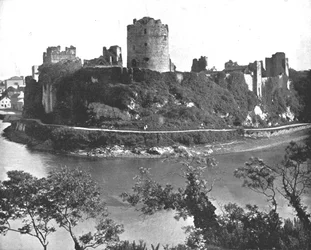 Pembroke Castle, Pembrokeshire, Wales, 1894.