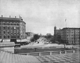 Pennsylvania Avenue, Washington DC, USA, 1900.