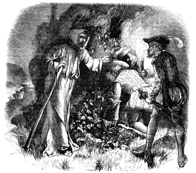 A valdensek üldözése a római templom által, 1476 19. század