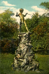 Pán Péter szobra, Kensington Gardens, London, 1915.