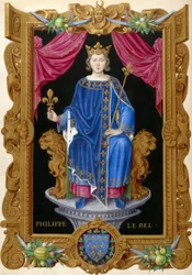 Philippe IV le Bel a Recueil des rois de France-ból, Jean Du Tillet (16. század).