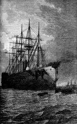 Az atlanti kábel felvétele, 1866 c1880