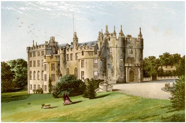 Picton Castle, Pembrokeshire, Wales, a Phillips család otthona, 1880