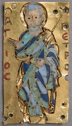 Emléktábla Szent Péterrel, Bizánc, 11. század.