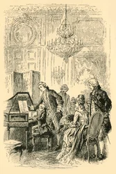 A Versailles-i udvar előtt játszották, 1907-ben.