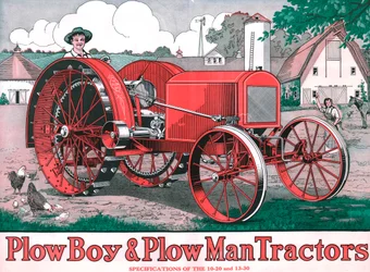 PlowBoy & PlowMan traktorok, c1916