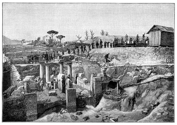 Pompeii, Olaszország, 1900