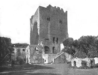Portchester kastély, Portsmouth, Hampshire, 1894.