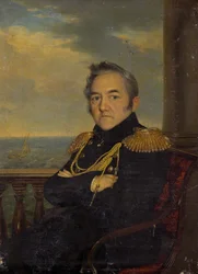 Mihail Lazarev admirális portréja 1788-1851, XIX. század közepe